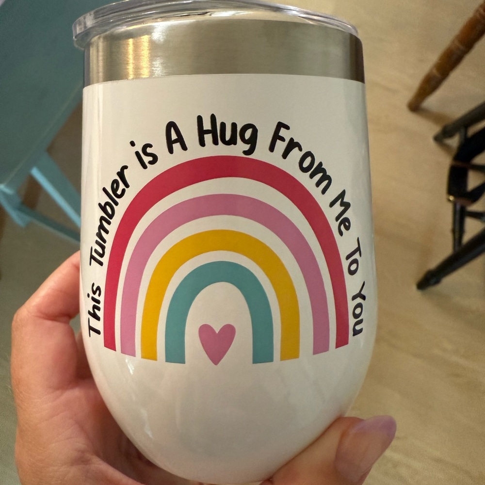 Colorful Rainbow Tumbler